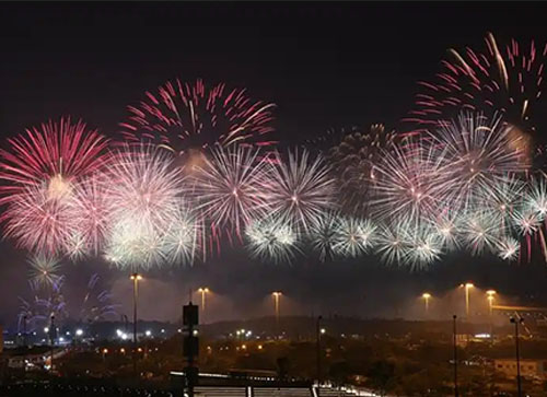 夏津县焰火晚会